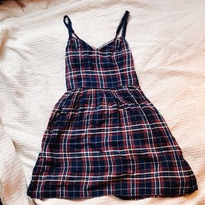 Abercrombie plaid mini dress